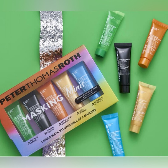 Peter Thomas Roth NWT 5 Piece Facial Mini Masking Kit Made in USA Travel Size - Picture 2 of 9